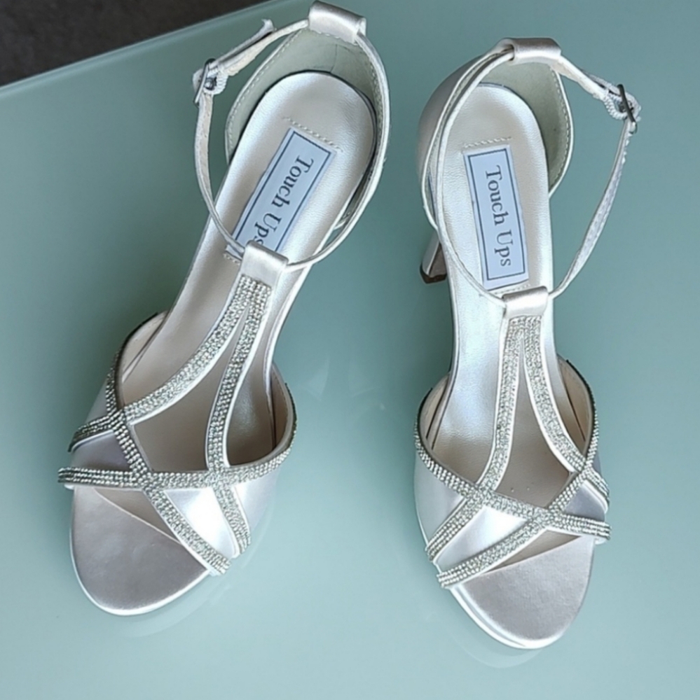 Rhinestone heels for wedding